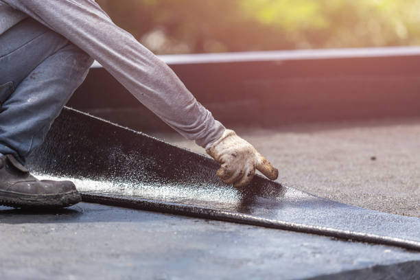 Professional Waterproofing technician working in Dowagiac, MI